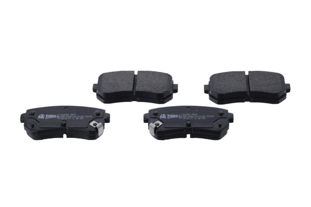 Jeu de 4 plaquettes de frein VALEO ref. 610340